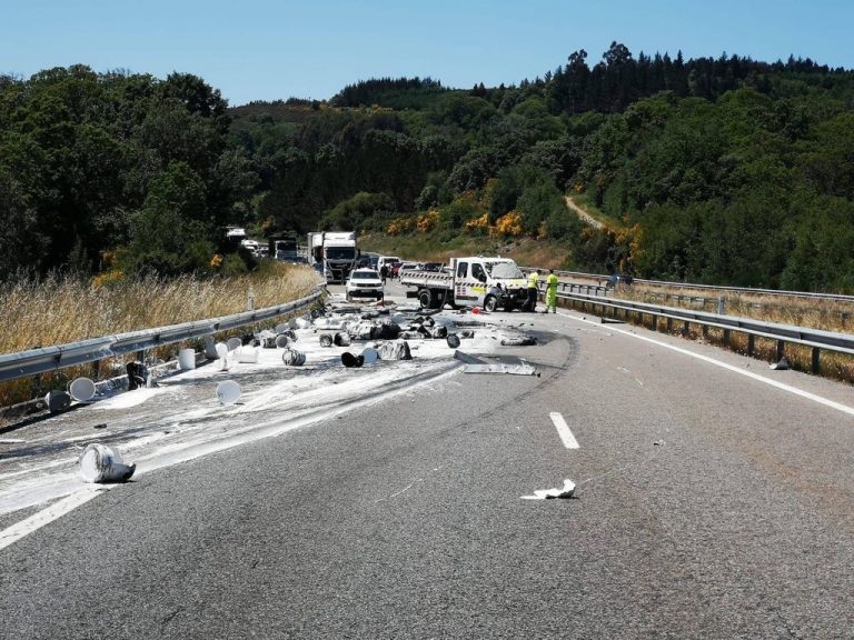 El 061 atendió a 60 personas debido a 45 accidentes de tráfico registrados el fin de semana en carreteras de Galicia