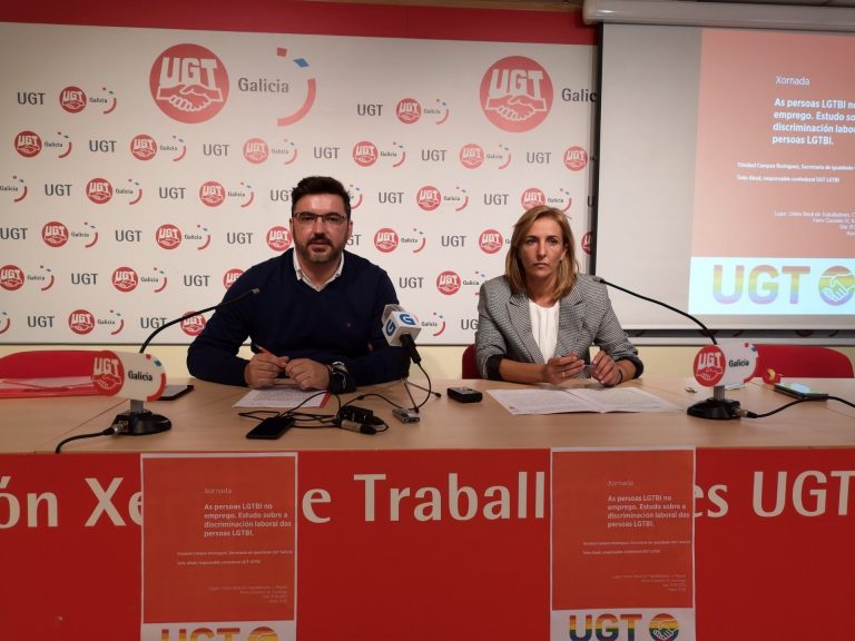 Un estudio de UGT sitúa a Galicia como la tercera comunidad con más discriminación laboral hacia el colectivo LGTBI