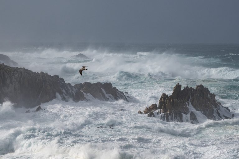 Todo el litoral gallego estará en aviso amarillo este martes por temporal costero
