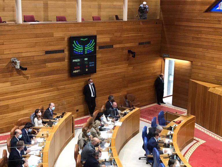 La Cámara pide a la Xunta por unanimidad una «declaración ante la emergencia climática» en Galicia