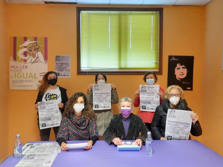 Feminismo Unitario de Vigo llama a manifestarse con motivo del 25N para «transformar la rabia en revuelta»