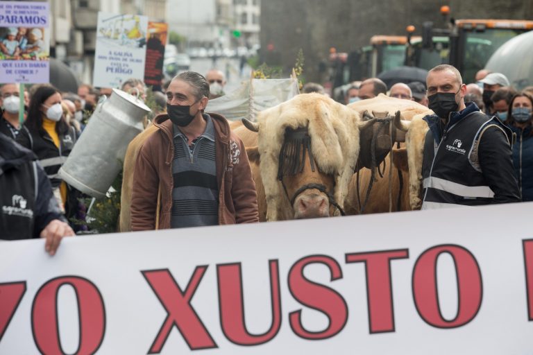 El precio de la leche que venden los ganaderos gallegos sube un céntimo en octubre, pero sigue a la cola