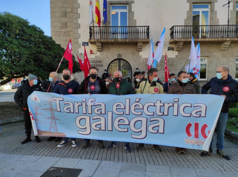 Delegados de la CIG se movilizan para exigir un marco energético «justo» para la industria