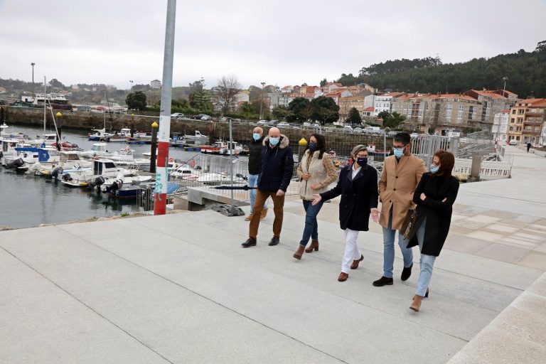 La remodelación del borde portuario de Porto do Son encara sus últimos pasos tras una inversión de 4 millones