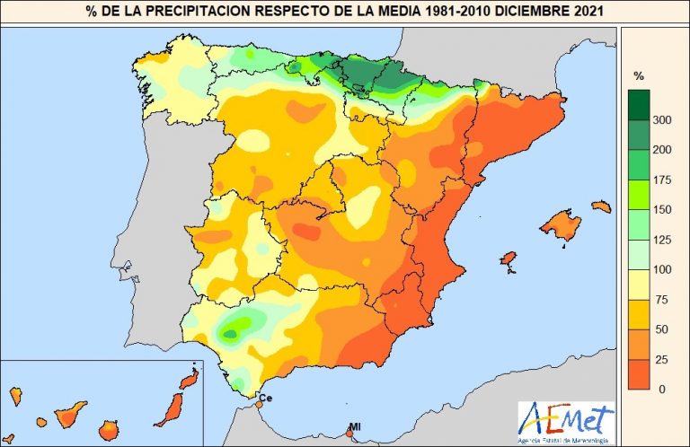 Galicia, entre las comunidades con mayor aumento de temperatura, en el tercer diciembre más cálido desde que hay registros