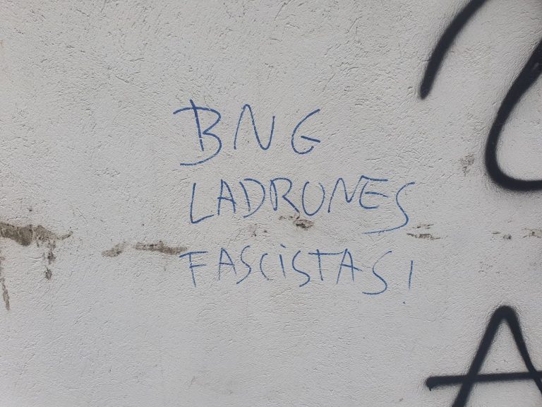 El BNG vincula a la extrema derecha las pintadas amenazantes al edil de Lugo Rubén Arroxo