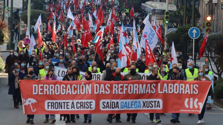 Movilizaciones por toda Galicia para rechazar la reforma laboral y pedir su no convalidación en el Congreso