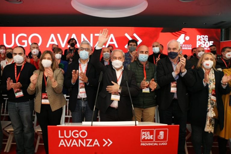 Tomé, proclamado secretario xeral del PSOE provincial de Lugo, apela a lograr más alcaldías y a mantener la Diputación
