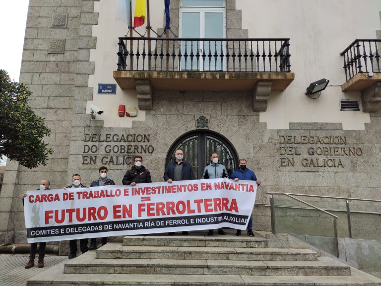 Los comités de empresa de Navantia Ferrol y Fene exigen inversiones y mayor carga de trabajo