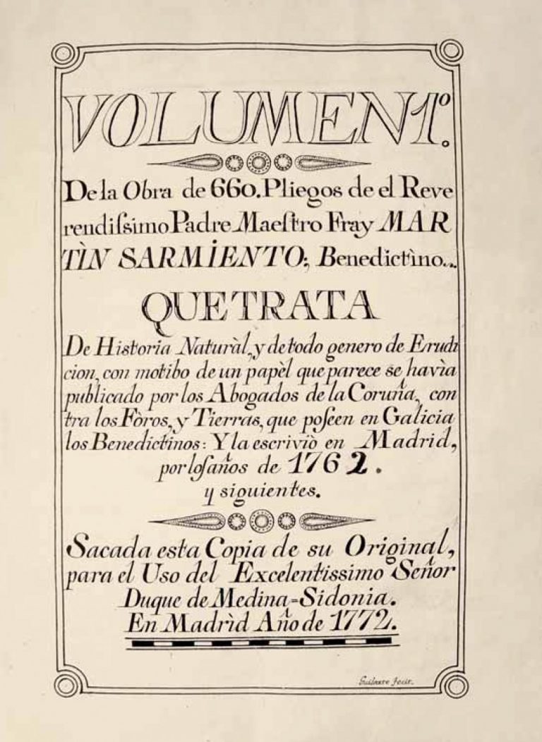 El CCG completa la edición de la ‘Obra de 660 pliegos’ de Martín Sarmiento en el 250 aniversario de su muerte