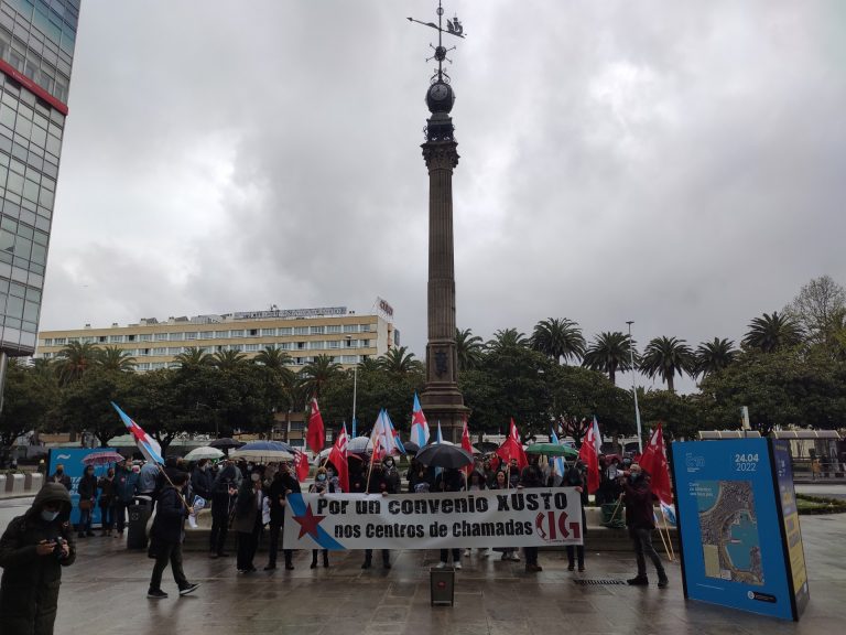 Trabajadores de los centros de llamadas se movilizan para demandar un convenio «digno»