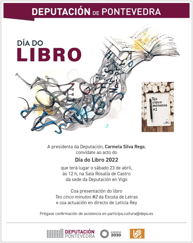 La Diputación de Pontevedra celebra el Día del Libro con literatura y música
