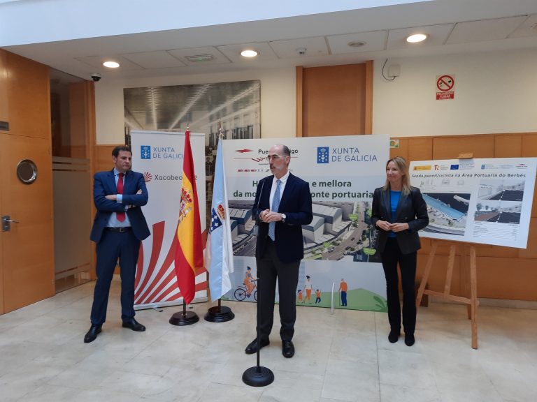 Puerto de Vigo y Xunta invertirán 1,5 millones para la remodelación del frente del Berbés, que tendrá carril bici