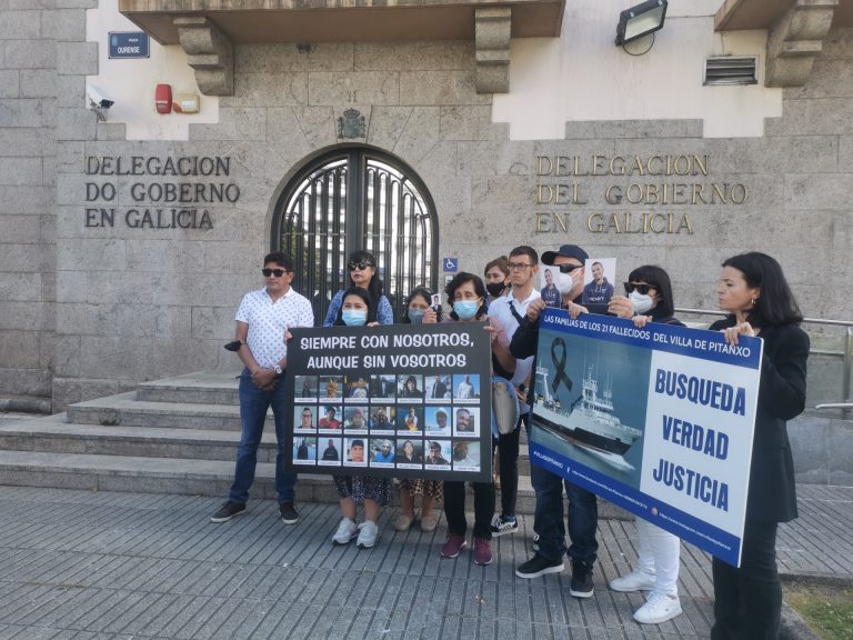 Familiares de víctimas del ‘Pitanxo’ vuelven a reclamar una reunión con Pedro Sánchez tras «tres meses a la espera»