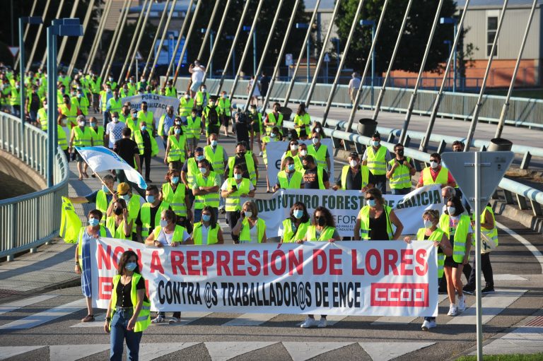 Trabajadores y auxiliares de Ence se manifestarán este viernes para agradecer el apoyo del Puerto de Marín