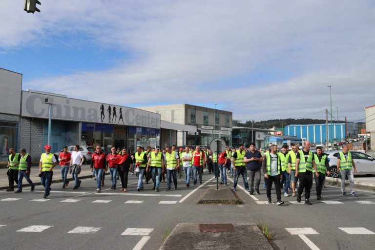 Trabajadores del metal en la provincia de A Coruña secundan protestas en los polígonos en demanda de un convenio «digno»