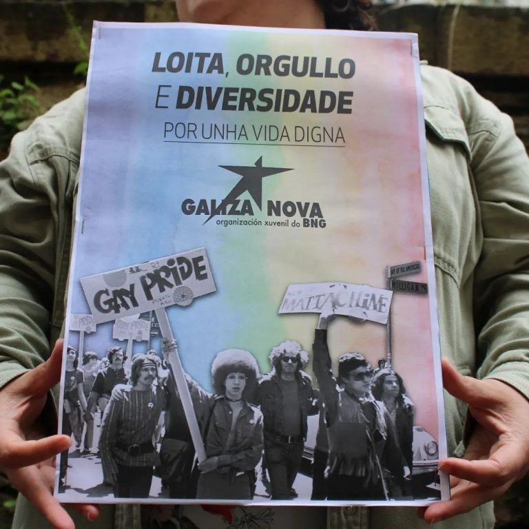 Galiza Nova presenta su campaña para el Orgullo LGBT+ bajo el lema ‘Loita, orgullo e diversidade. Por unha vida digna’