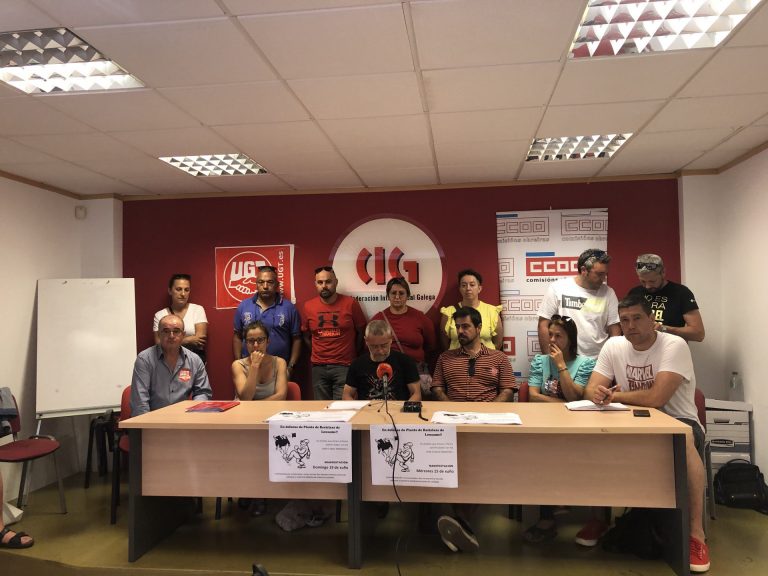 La CIG denuncia que unas 30 personas se podrían quedar sin trabajo por la prórroga del contrato de la planta de Lousame