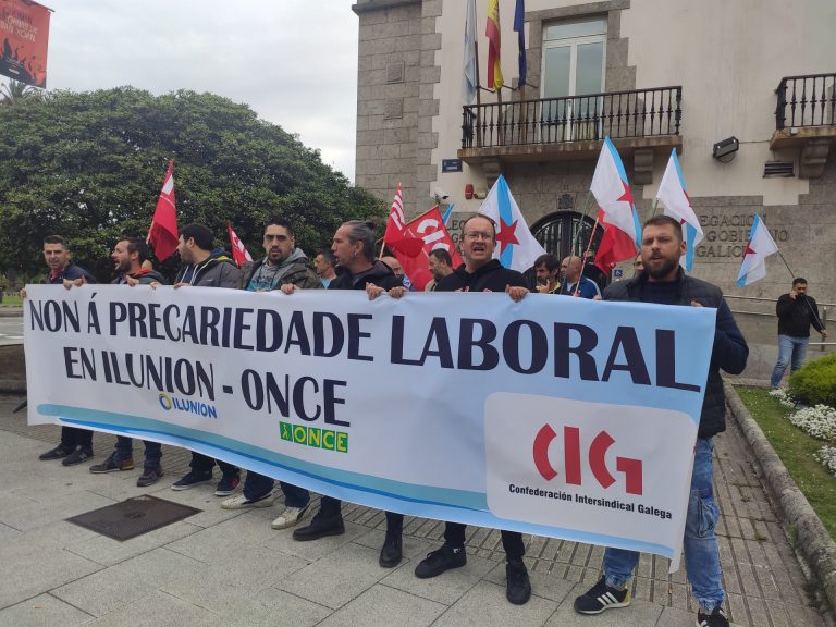 Trabajadores de Ilunion se concentran para exigir un convenio «con salarios y condiciones dignas»