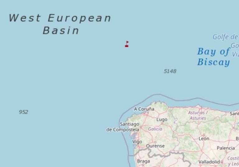 Salvamento Marítimo evacua en helicóptero hasta A Coruña a un tripulante de un mercante con apendicitis aguda