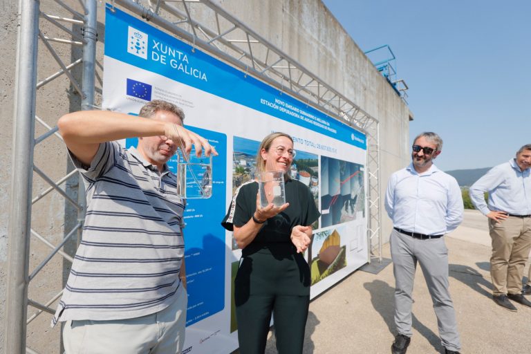 Pontevedra estrena nueva estación depuradora en Os Praceres, un «salto de gigante» en la calidad del agua de la ría