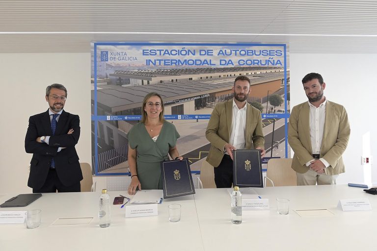 La construcción de la nueva estación de autobuses de la intermodal de A Coruña comenzará en septiembre