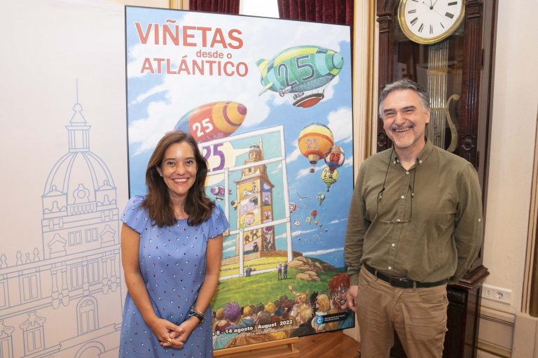 ‘Viñetas desde o Atlántico’ celebra sus 25 años en A Coruña con un sello conmemorativo y más de 20 dibujantes invitados