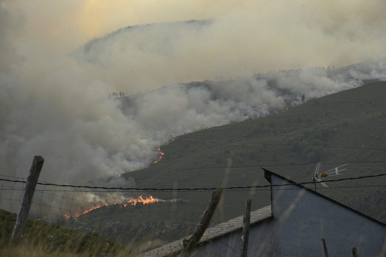 Casi 7.000 hectáreas quemadas en los incendios en Galicia en lo que va de agosto