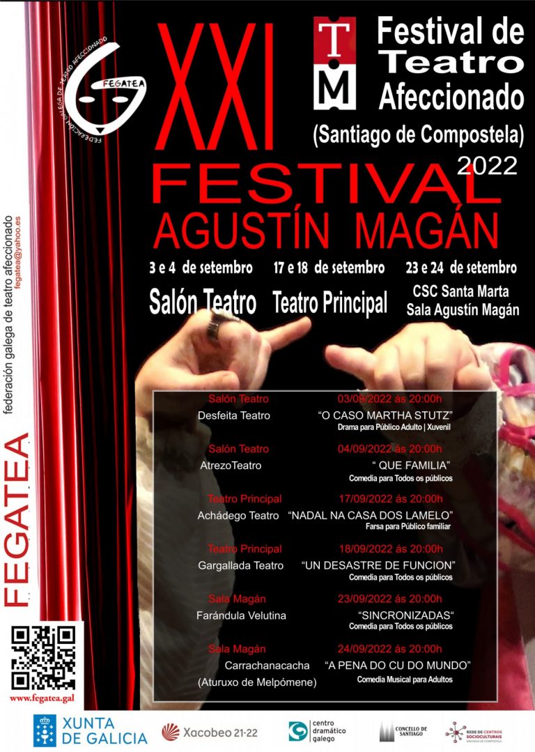 El teatro aficionado se da cita desde este sábado en Santiago en el XXI Festival Agustín Magán