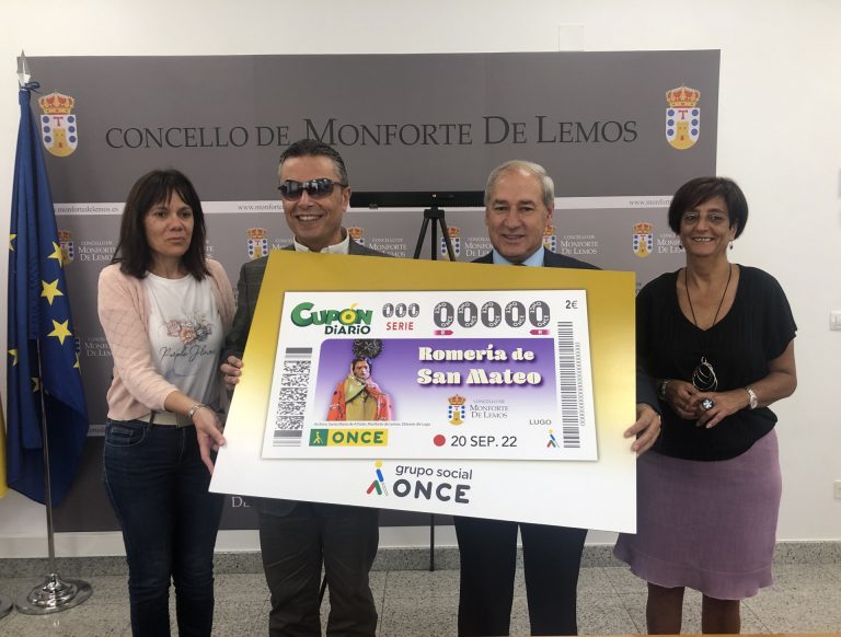 La ONCE dedica uno de sus cupones a la romería de San Mateo (Lugo)