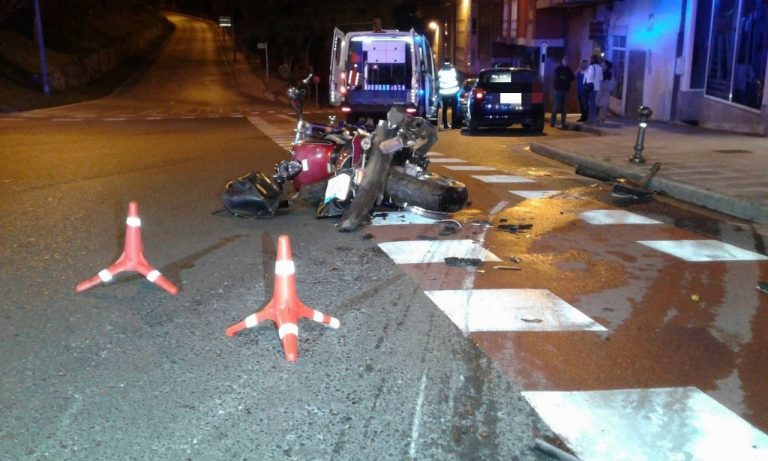 Detenido por homicidio imprudente un hombre que condudía ebrio en Lugo y arrolló a un motorista, que murió