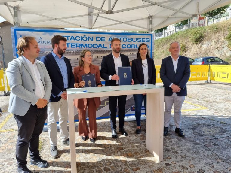 Las obras de la estación de autobuses intermodal de A Coruña comenzarán con la llegada de maquinaria este miércoles