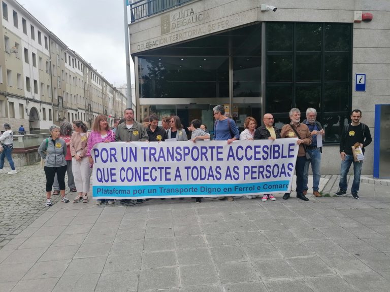 Convocan una movilización en Ferrol en defensa de un «transporte público digno»