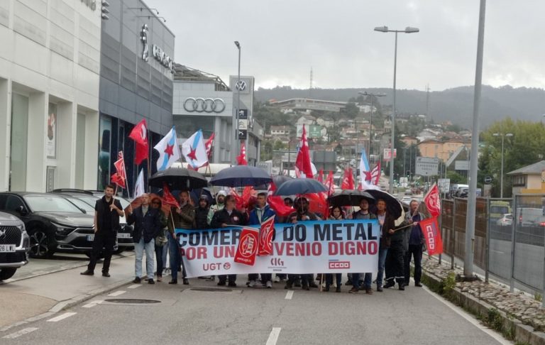 El comercio del metal de Pontevedra baraja una huelga en noviembre ante la «ruptura» de las negociaciones de convenio