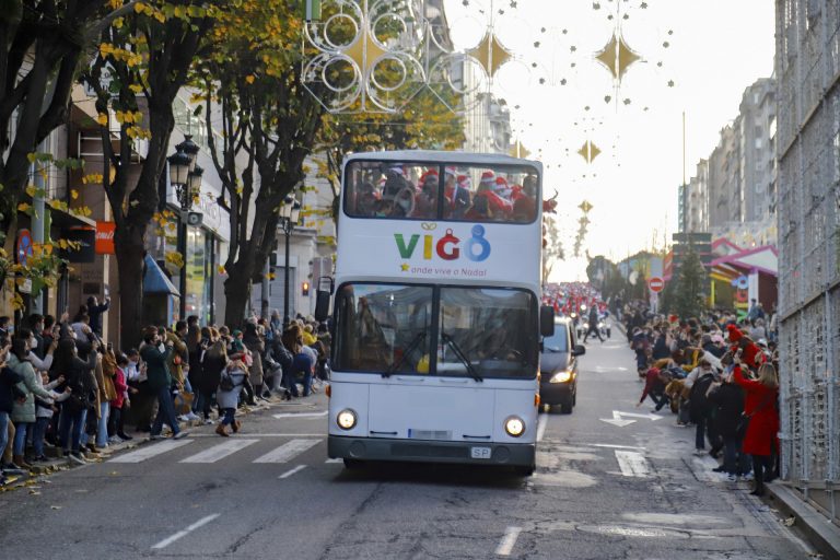 Vigo encenderá este sábado su Navidad con un acto en Porta do Sol que podrá seguirse en pantallas por toda la ciudad