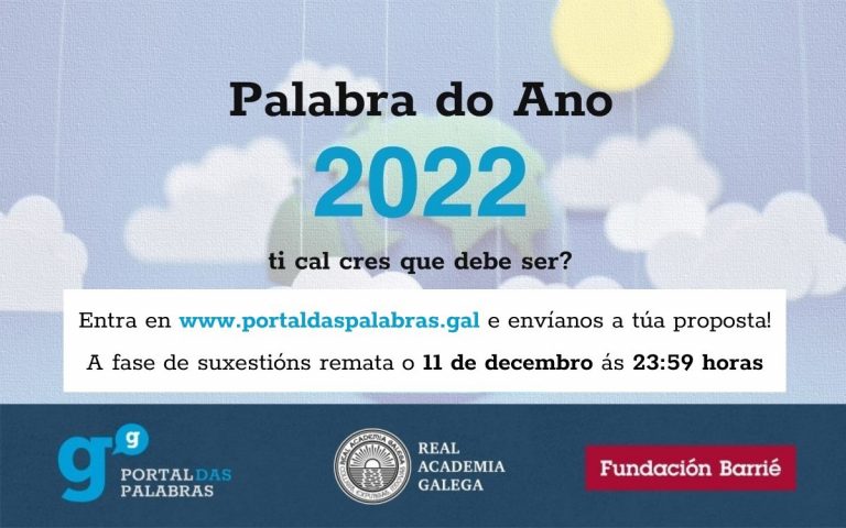 La Real Academia Galega ya busca la ‘Palabra do Ano 2022’