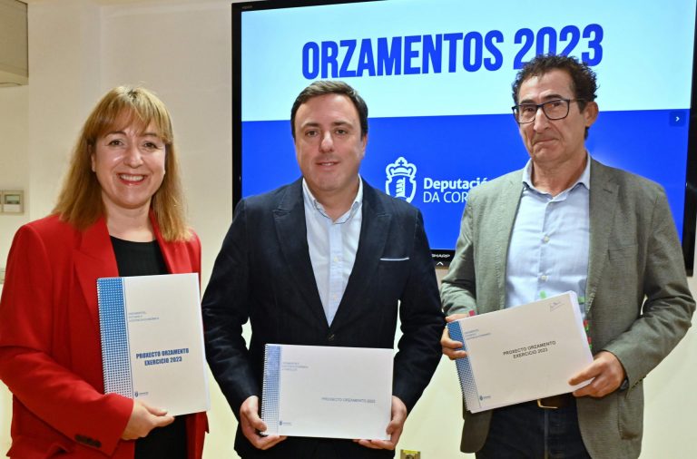 La Diputación de A Coruña centrará su presupuesto de 2023, de 207 millones, en la protección social y el empleo