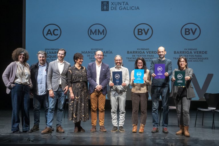 Fernando Castro Paredes, Ana Carreira, Eva Mejuto y José Luis Baños de Cos, premios de teatro de la Xunta de 2022
