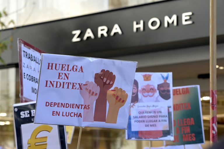 Las dependientas de las tiendas de Inditex convocan una nueva jornada huelga en la víspera de Nochebuena