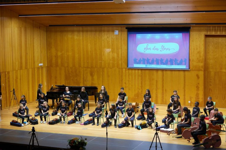 La orquesta infantil ‘Son das Flores’ de Vigo busca financiación para brindar «igualdad de oportunidades» a niños