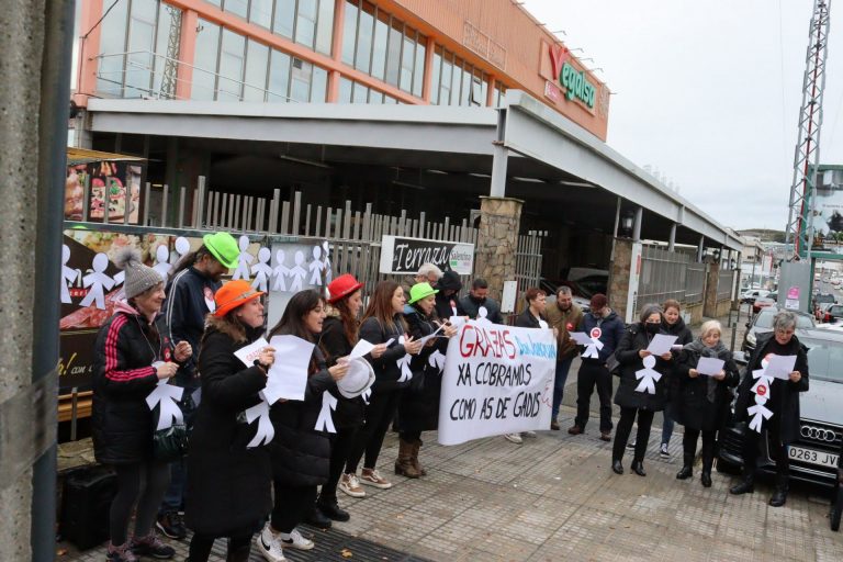 Trabajadoras de Vegalsa-Eroski se movilizan para exigir la aplicación del convenio provincial y «recuperar derechos»