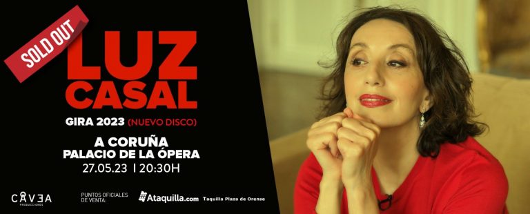 Agotadas las entradas para el concierto de Luz Casal en A Coruña