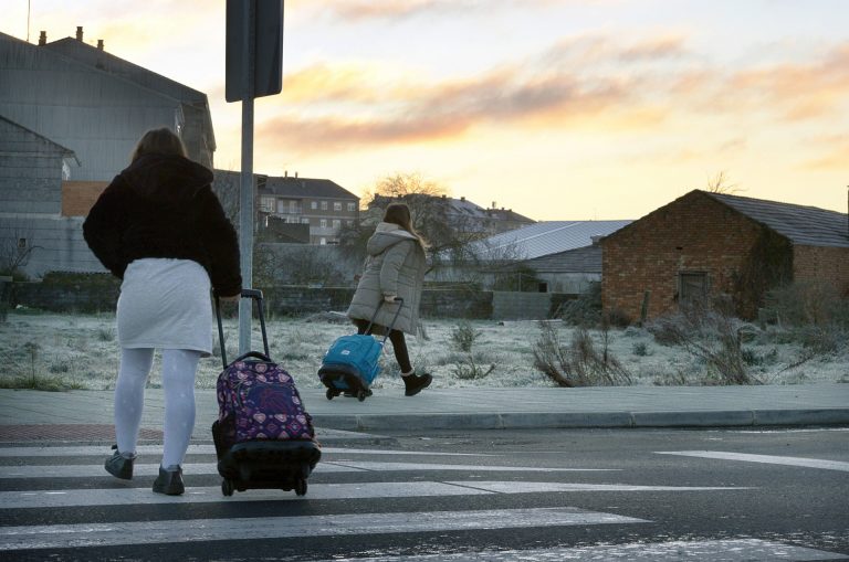 El sur de la provincia de Ourense, de nuevo en aviso amarillo por temperaturas inferiores a -4ºC