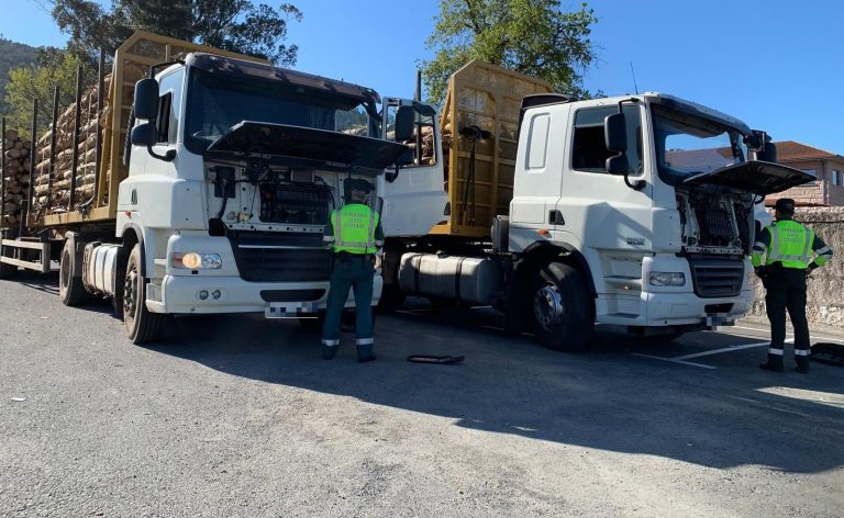 Anulación.- La DGT inicia este lunes una campaña especial de vigilancia de camiones y autobuses en Galicia