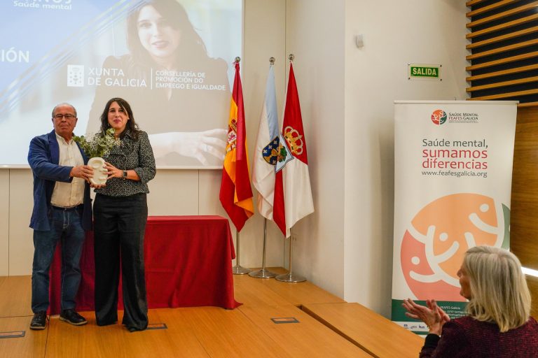 La Xunta recoge en Vigo el Premio Feafes otorgado por su labor de inserción laboral de personas con enfermedad mental