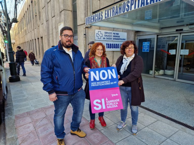 BNG anima a acudir a la manifestación de SOS Sanidade Pública en Santiago para pedir a la Xunta un «giro de 180 grados»