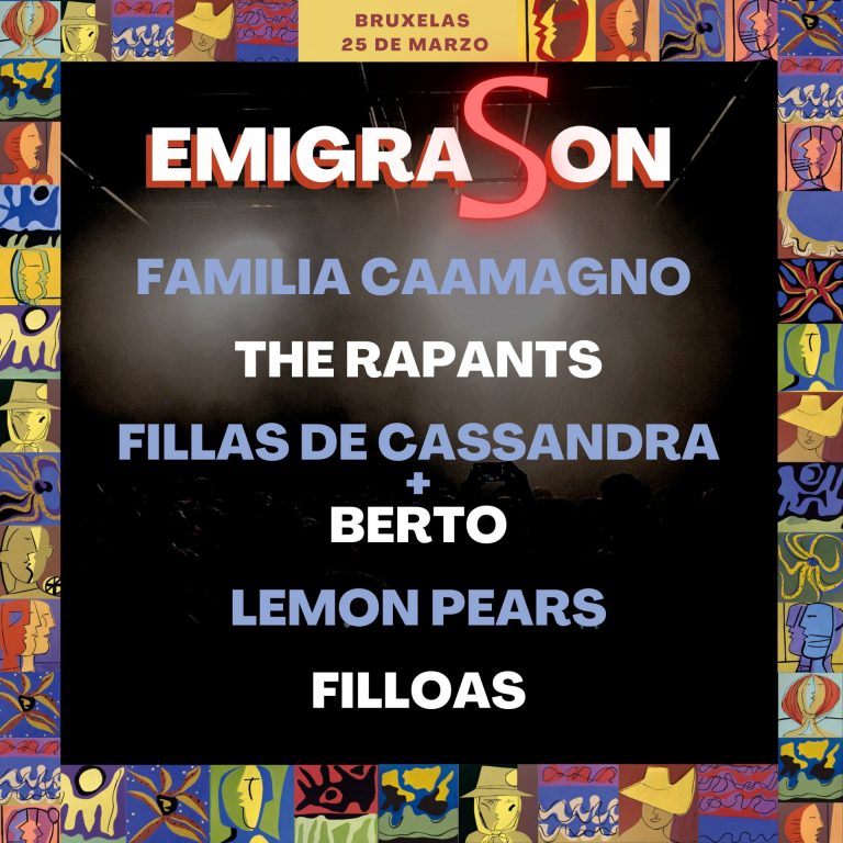 La primera edición del EmigranSON en Bruselas contará con artistas como Familia Caamagno, Berto o The Rapants