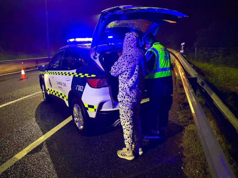 Sólo el 2% de las pruebas de alcoholemia hechas por la Guardia Civil de Ourense durante el carnaval derivaron en sanción