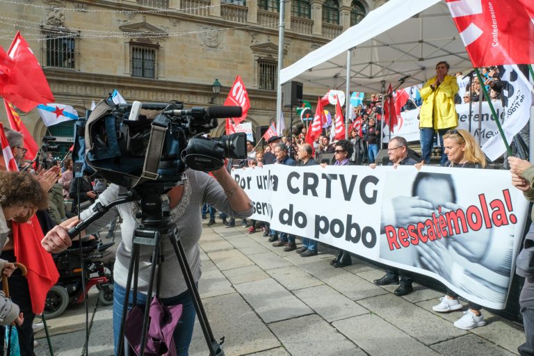 Los trabajadores de CRTVG, llamados a una huelga desde el 6 de marzo