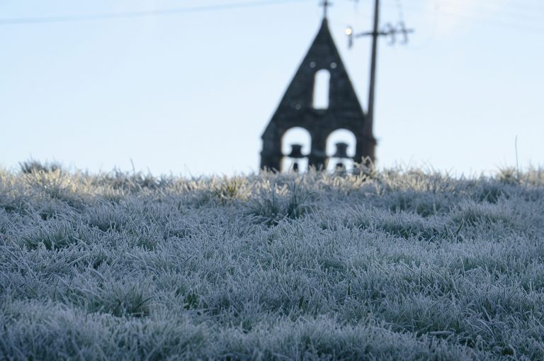 Calvos de Randín (Ourense) marca -7,1 grados, la temperatura más baja de Galicia esta madrugada